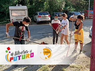 Il Calendario 2021 di Libera Un’Idea ci ricorda il progetto “Un pomeriggio ecologico per prendersi cura del quartiere”